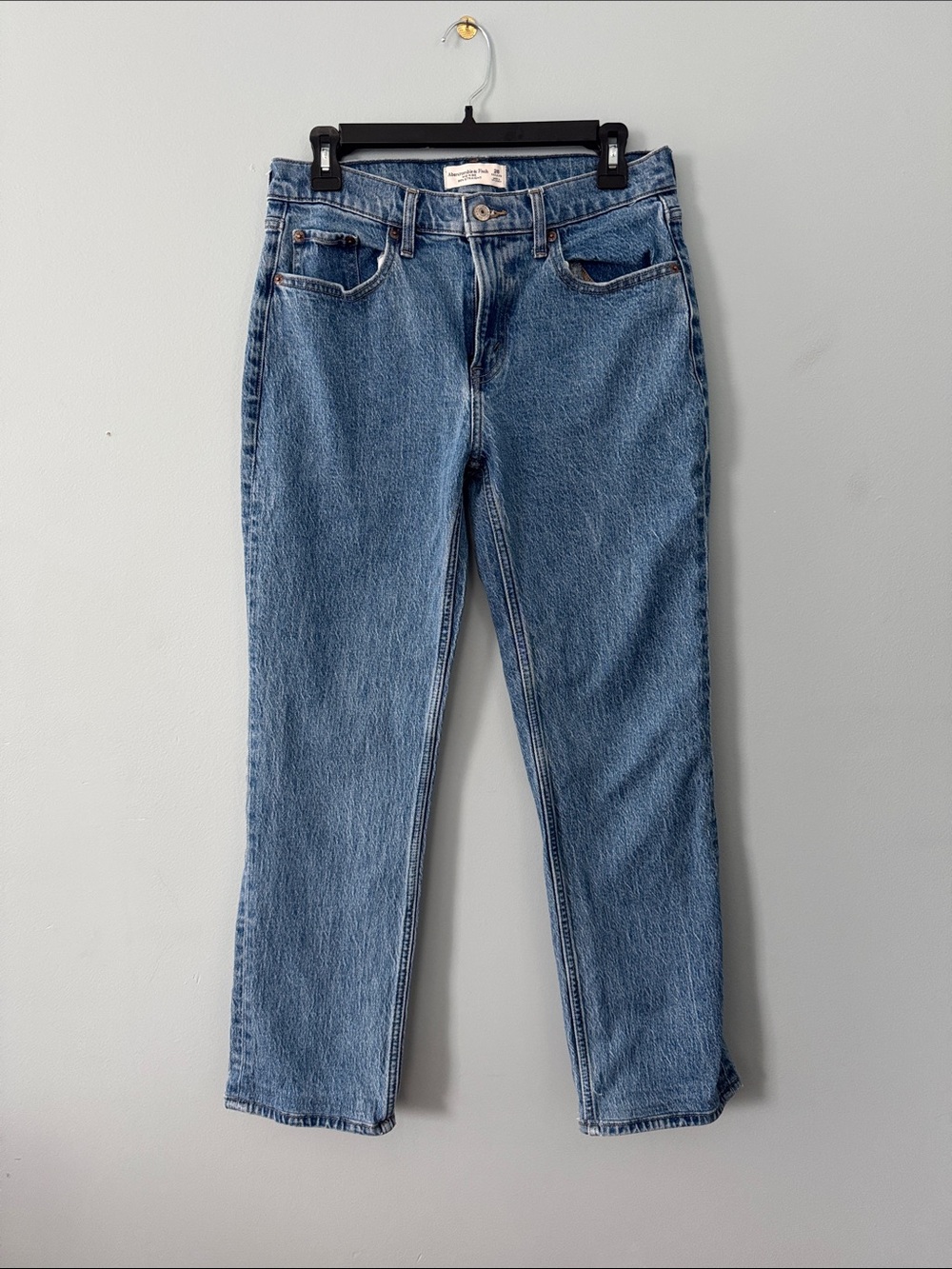 Abercrombie Classic Mid-Rise Blue Jeans - Women